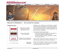 Tablet Screenshot of nsgdata.com